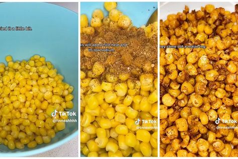 Corn Nuts In Air Fryer, Air Fryer Canned Corn, Air Fryer Snacks Healthy, Corn Nuts Recipe, Air Fryer Snack Recipes, Air Fried Corn, Xmas Snacks, Air Fryer Corn, Seasoned Nuts