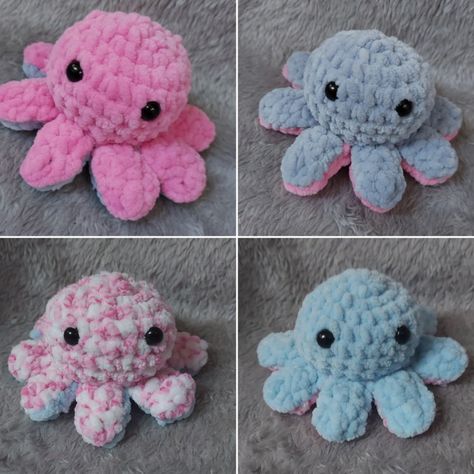 Crochet Reversible Octopus plush pattern Octopus Plush Pattern, Reversible Octopus Crochet Pattern, Crochet Reversible Octopus, Reversible Octopus Plush, Crochet Reversible, Reversible Octopus, Octopus Crochet, Octopus Pattern, Octopus Crochet Pattern