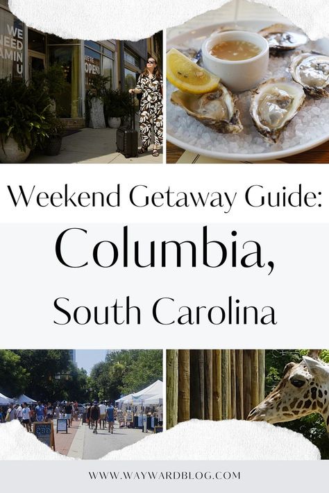 How to spend a weekend in COLA South Carolina Vacation, Columbia South Carolina, Palmetto State, Weekend Travel, Columbia Sc, Travel South, Style Blogger, Weekend Trips, Weekend Getaway