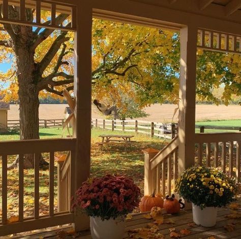 Dream Life House, The Porch, Dream House Interior, Dream House Exterior, House Goals, Dream House Plans, Pretty House, Dream House Decor, Fall Foliage