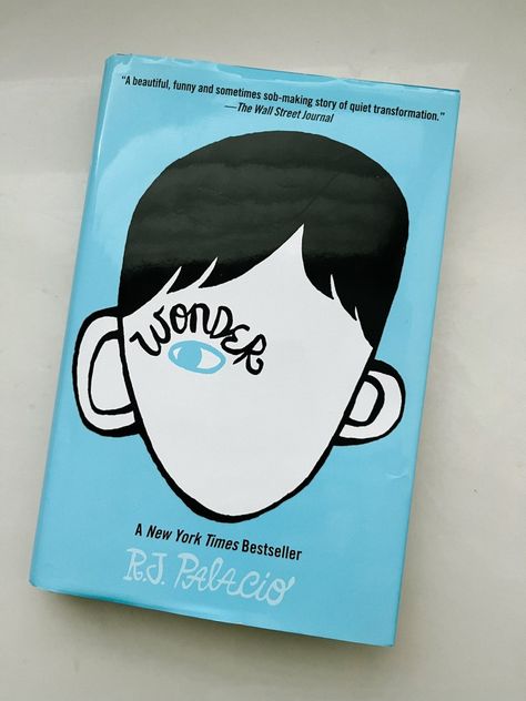 Wonder Book Cover, Wonder Rj Palacio, Wonder Book, Ya Novels, For You Song, Junior High, Wall Street Journal, What Is Life About, Book Recommendations