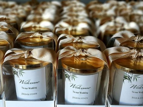 50 Pcs Personalized Wedding Favors Thank You Candle Favor - Etsy Canada Wedding Favors For Guests Candles, Candle Wedding Favors For Guests, Wrapping Candles For Gifts, Wedding Gifts For Guests Elegant, Useful Party Favors, Useful Wedding Favors For Guests, Souvenir Candle, Unique Wedding Favors For Guests, Wedding Favors Candles