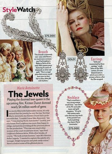 Marie Antoinette | by SassyStrawberry HimeRori Marie Antoinette Aesthetic, Marie Antoinette Movie, Marie Antoinette 2006, Fred Leighton, Grandmother Jewelry, Jewelry Design Inspiration, Sofia Coppola, Jewel Necklace, Real Jewelry