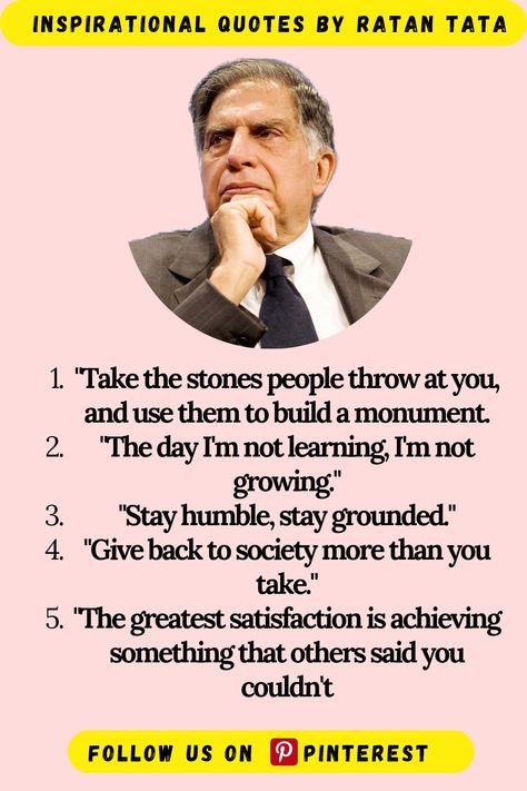 Ratan tata quotes, quotes by Ratan tata, Ratan tata success quotes, motivational quotes, success quotes, inspiration junction quotes, inspiration quotes, quotes for success, success about life, ratan tata, positive thoughts, positive life qoutes Ratan Tata Quotes, River Quotes, Business Tycoon, Entrepreneurial Quotes, Quotes Money, Ratan Tata, Good Morning Image Quotes, Positive Quotes For Life, Lesson Quotes