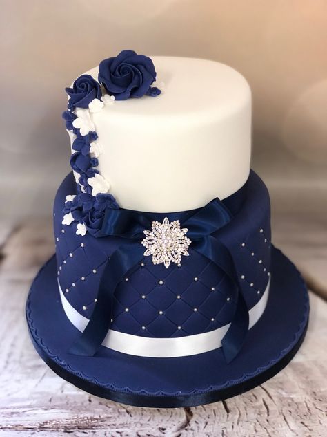 Wedding Cake, Wedding Cakes, Navy Blue, Navy, Cake, Blue, Quick Saves