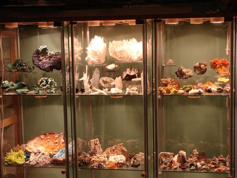 Minerals held captive | My little mineral museum. | Flickr Rock Collection Display, Minerals Museum, Museum Exhibition Design, Rocks And Fossils, Diamond Picture, Dream Living, Gemstones Jewelry, Rock Collection, Museum Exhibition