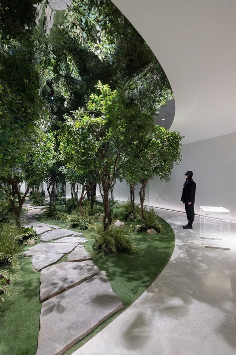 TOWOdesign unveils an experience hall for passive house in china Taman Air, Landscape Designs, Green Architecture, Passive House, Exhibition Space, Green Space, Landscaping Ideas, Exhibition Design, Indoor Garden