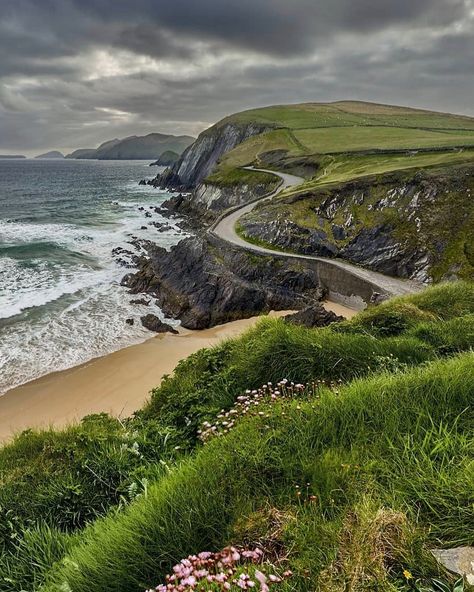 @insta_ireland on Instagram: “Slew Head Drive. Dingle, Co.Kerry, Ireland photo by Jörn Petersen @marvelatireland • Hashtag your photos taken in Ireland to #insta_ireland…” Moving To Ireland, Dingle Peninsula, Kerry Ireland, County Kerry, Ireland Vacation, Visit Ireland, Ireland Travel, Travel Advice, Most Beautiful Places