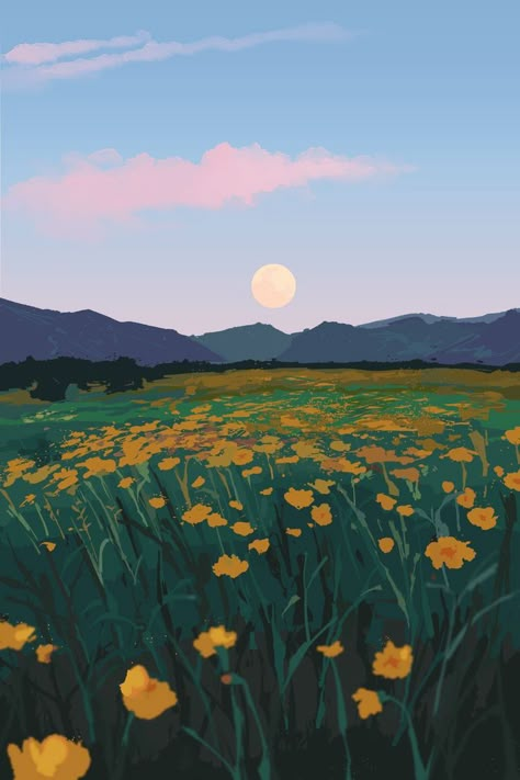 saga ☘️ on Twitter | Field wallpaper, Anime flower, Landscape art Anime Flower, Field Paint, Forest Drawing, Field Wallpaper, Scenery Background, Drawing Wallpaper, Background Drawing, Flower Landscape, Landscape Drawings