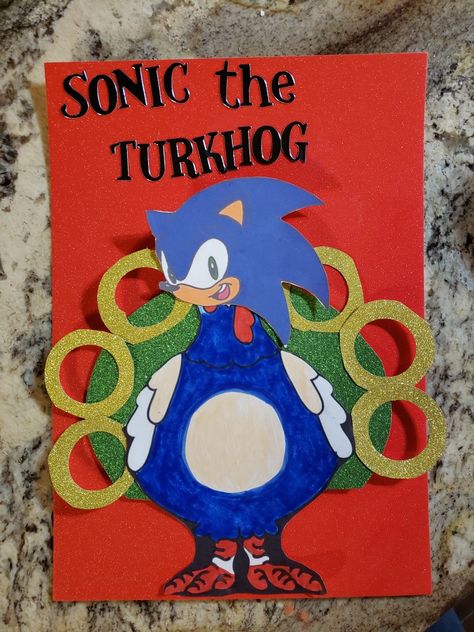 Disguise a turkey project! Sonic hedgehog turkey disguise. Turkey Disguised As Sonic The Hedgehog, Sonic Turkey Disguise Project, Sonic The Hedgehog Turkey Disguise, Hid The Turkey Project, Disguise A Turkey Paw Patrol, Sonic Turkey Disguise, Disguise A Turkey Sonic, Turkey Disguise Project Sonic, Disguise Turkey Project