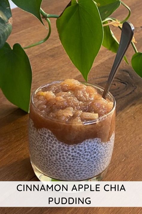 Apple Chia Pudding, Dessert In A Cup, Bland Diet Recipes, Chia Pudding Recipes Healthy, Chia Pudding Breakfast, Mango Chia Pudding, Healthy Apple Pie, Chia Seed Recipes Pudding, Warm Desserts