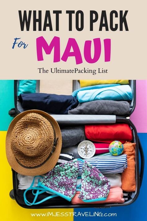 What to Pack for Maui (In a Carry-On) Packing For Maui In October, Maui Clothes What To Wear, Clothes To Wear In Hawaii, What To Bring To Hawaii Packing Lists, What To Pack To Hawaii, Outfits For Maui, Maui Packing List Woman, Outfits For Hawaii Vacation What To Wear, Hawaii Packing List For Women