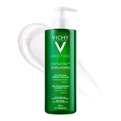 This gentle gel cleanser for acne-prone skin is oil-free, soap-free, non-irritating & non-drying. Its formula, including Salicylic Acid, targets pimples, acne, pores & oiliness while also strengthening the skin. Face Wash For Oily Skin, Makeup Removal Tips, Acne Moisturizer, Oily Skin Acne, Acne Gel, Facial Gel, Acne Face Wash, Salicylic Acid Acne, Acne Cleansers