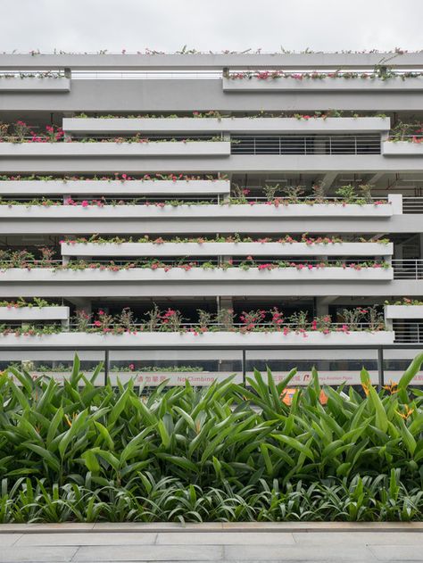 Gallery of East Parking Building of Sanya Phoenix International Airport / Jing Studio - 1 Urban Spaces Design, Parking Building, Arch Building, Green Facade, Natural Foundation, Parking Design, Sanya, Building Facade, Design Strategy