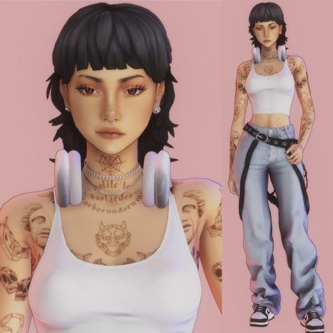 Character Cc Sims 4, Sims 4 Cc Clothes Female Edgy, Sims 4 Cc Phoebe Bridgers, Sims Clothes Cc Y2k, Indie Sims 4 Cc Clothes, Sims 4 Cc Headphones Around Neck, Sims 4 Cc Green Clothes, Sims Vintage Cc, Sims Character Download