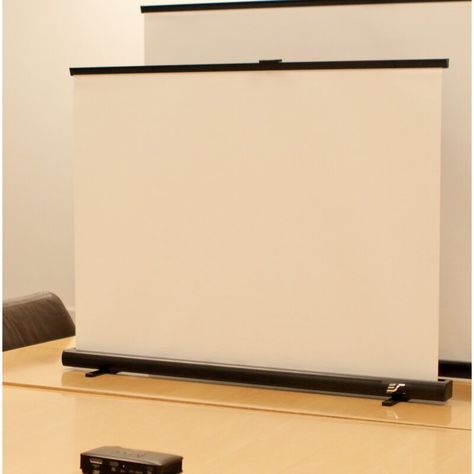 Elite Screens Portable Projector Screen | Wayfair Mounted Projector, Modern Cabin Interior, Portable Projector Screen, Projection Screen, Portable Projector, Projector Screen, Modern Cabin, Screen Design, Home Cinemas