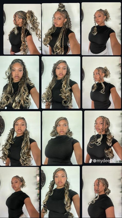 Styles With Box Braids, Hair Styles Box Braids, Crazy Hair Styles, Picture Day Hair, Hairstyles With Braids, Cute Box Braids, Cute Box Braids Hairstyles, Hair Guide, Box Braids Styling