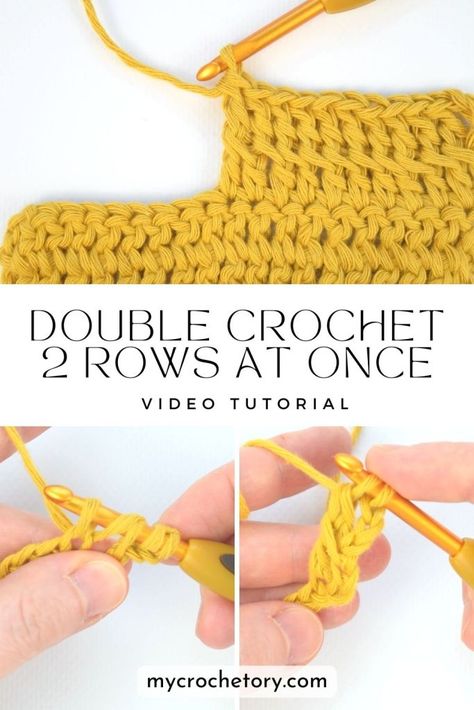 Cotton Yarn Crochet Projects, How To Double Crochet, 100 Crochet Stitches, Crochet Blanket Pattern Easy, Crochet Hack, Crochet Afghan Patterns Free, Beginner Crochet Tutorial, Easy Crochet Stitches, Crochet Stitches For Beginners