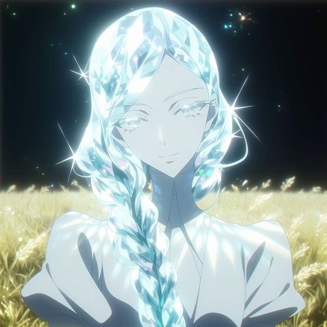 Land Of Lustrous Icon, Land Of The Lustrous Fanart, Land Of The Lustrous Oc, Crystal Character Design, Diamond Land Of The Lustrous, Land Of Lustrous, Anime Crystal, Crystal Character, Land Of The Lustrous