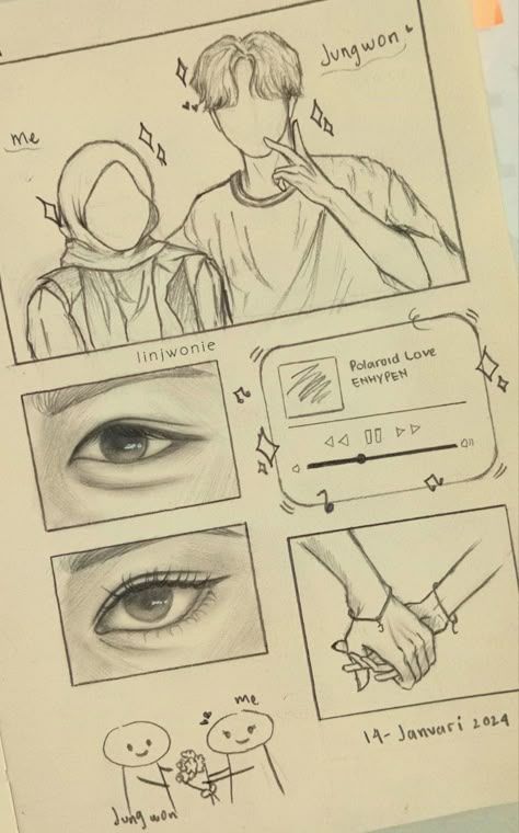 Small Cute Sketches Simple, Easy Enhypen Drawings, Jungwon Reference, Jungwon Drawing Easy, Enhypen Jungwon Drawing, Drawing Jungwon, K Pop Sketch, Enhypen Drawing Sketch, Cute Drawings Simple Ideas Sketch Easy