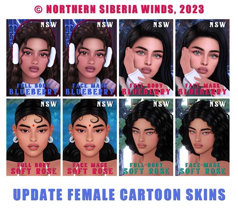 Northern Siberia Winds, The Sims 4 Skin, Hair In The Wind, Sims 4 Game Mods, Sims 4 Cc Skin, Sims 4 Expansions, Sims Four, Sims4 Clothes, Sims 4 Update