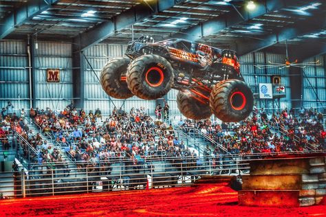 Monster Truck Diy Arena, Monster Truck Arena Ideas, Ford Monster Trucks, Monster Truck Show, Beaver Dam, Big Monster Trucks, Gravedigger Monster Truck, Fun Events, Wisconsin