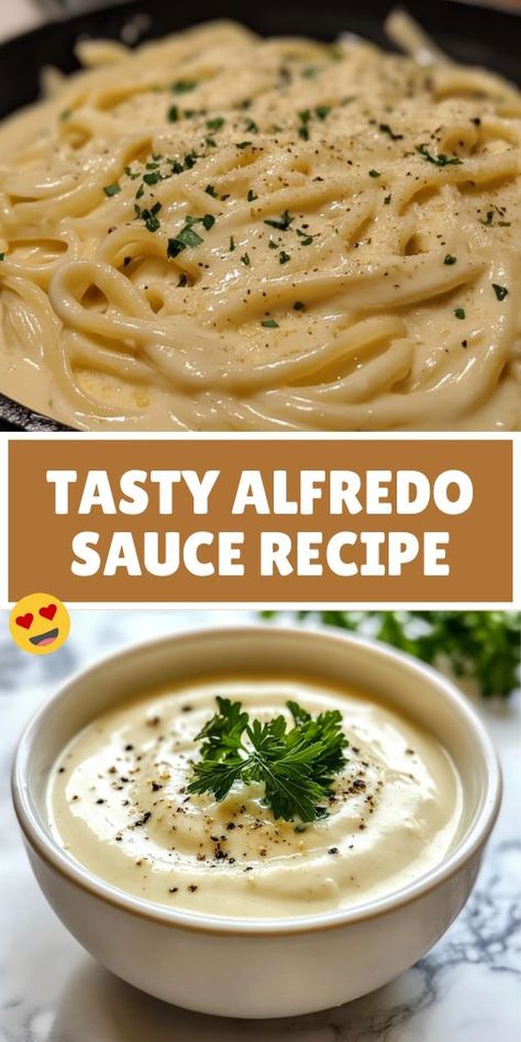 A bowl of creamy Alfredo Sauce garnished with freshly ground black pepper and parsley, showcasing a rich and smooth sauce recipe ideal for pasta dishes. Alfredo Cream Sauce, Applebees Alfredo Sauce Recipe, How To Make Alfredo Sauce, Quick Alfredo Sauce, Creamy Alfredo Sauce Recipe, The Best Alfredo Sauce, Best Alfredo Sauce, Best Alfredo Sauce Recipe, Best Alfredo