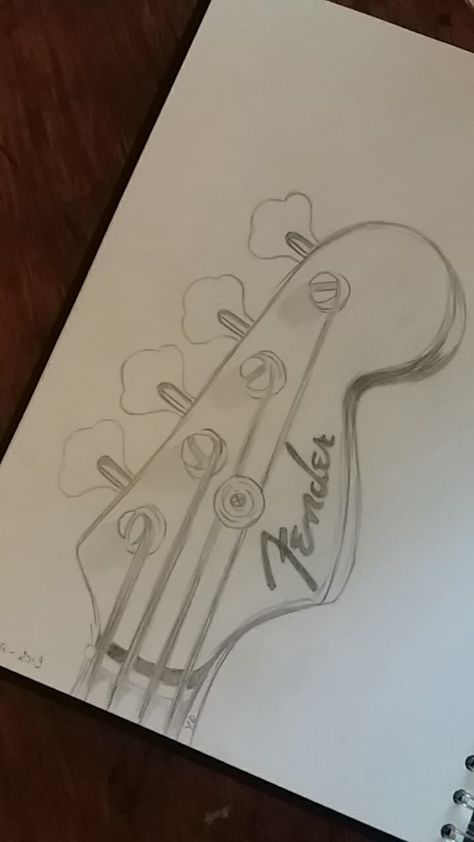 Guitar Drawing Sketches Pencil, Painting Ideas Guitar, Grudge Drawings Aesthetic, How To Draw Music, Cool Sketch Ideas Creativity Easy, Mushroom Tree Drawing, Journal Ideas Aesthetic Drawing Sketch, Cool Things To Sketch Creative, Creative Things To Draw Sketchbooks