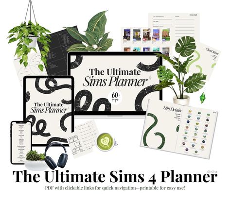 Take your Sims 4 gameplay to the next level with The Ultimate Sims Planner! 🏡✨ Track, organize, and plan every detail of your Sim's life with ease. Perfect for every Simmer looking to stay on top of their game! 📝👾 #sims4 #planners #gamingessentials #simscommunity #etsy Sims 4 Planner, Journal Organizer, Journal Organization, Sims 4 Gameplay, 4 December, Sims Community, Digital Journal, Cheat Sheet, Digital Planner