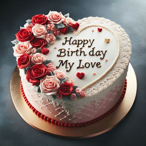 Sweet-Celebrations-Discover-the-Perfect-Happy-Birthday-My-Love-Cake-3.webp 1,024×1,024 pixels My Love Cake Happy Birthday, Happy Birthday Divya Images, Birthday Cake For Wife Love, Birthday Cake For Wife Ideas, Happy Birthday Wife Cake, Happy Birthday Bava, Wife Birthday Cake Design, Happy Birthday My Love Cake, Birthday Cake For Girlfriend