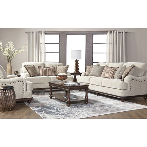 4 Piece Living Room Set, Modern Classic Furniture, 3 Piece Living Room Set, Living Room Collections, Living Room Set, Affordable Furniture, Loveseat Sofa, Classic Furniture, Carlisle