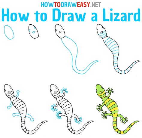 How to Draw a Lizard Step by Step #Lizard #Drawing #HowtoDraw #HowtoDrawEasy #EasyDrawings #EasyDrawingGuides #HowtoDrawaLizard #SimpleDrawings #SimpleDrawingTutorials #LizardArt #ArtWork #ArtofDrawing #Animals #HowtoDrawAnimals #EasytoDraw #ArtProject #forkids How To Draw A Lizard Step By Step, How To Draw A Gecko, Diy Painting Party, Lizard Drawing, Step By Step Doodles, Sand Lizard, Desert Drawing, Animals Step By Step, Kansas Day