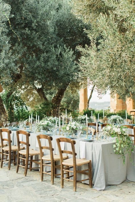 Weddings In Greece Ideas, Agreco Farm Wedding, Skiathos Wedding, Granada Wedding, Agreco Farm, Anna Roussos, Crete Wedding, Small Private Wedding, Greek Islands Wedding