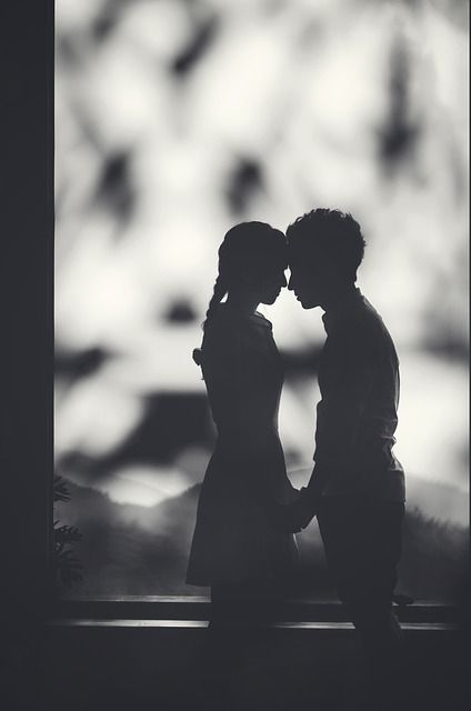 Free Photo: Silhouette, Couple, Black, White - Free Image on Pixabay - 437966 Scorose Fanfiction, Rose And Scorpius, Kinds Of Kisses, Types Of Kisses, Couple Silhouette, Powerful Love Spells, Ending A Relationship, Types Of Relationships, Black And White Love