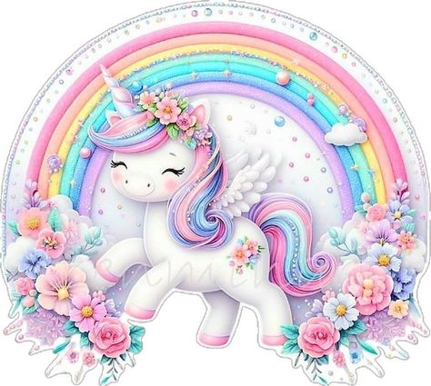 Unicorn Images Free Printable, Unicorn Number Cake, Wallpaper Backgrounds Ipad, Fondant Unicorn Cake Toppers, Diy Unicorn Cake, Backgrounds Ipad, Birthday Tarpaulin Design, Magical Watercolor, Unicorn Topper