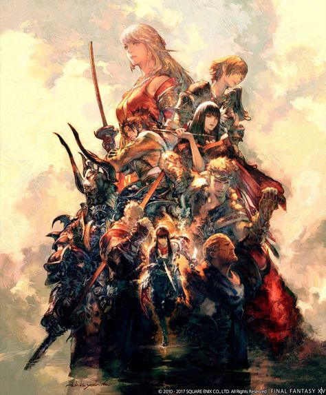 Vagrant Story, Akihiko Yoshida, Realm Reborn, Final Fantasy Art, Final Fantasy Xiv, Fantasy Series, Final Fantasy, Movie Poster, Cover Art