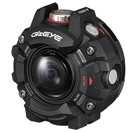 New Casio G'z EYE (GZE-1) action camera launched in Japan - Photo Rumors Casio Camera, Action Cam, Foto Tips, G Shock Watches, Home Security Systems, Technology Gadgets, Hard Surface, Fujifilm Instax Mini, G Shock