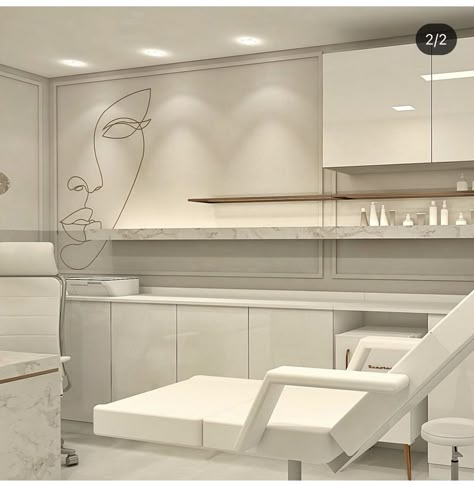 Dermatologist Interior Design, Small Clinic Interior Design, Medical Spa Interior Design, Dermatology Clinic Interior Design, Aesthetic Clinic Interior, Dental Design Interior, Esthetician Room Decor, Spa Room Decor, Spa Interior Design