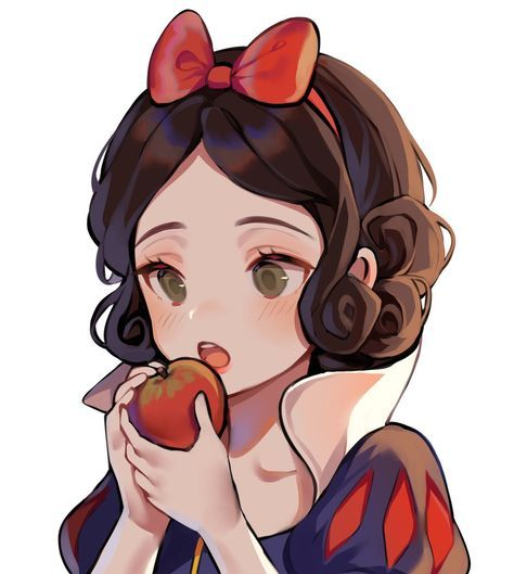 Snow White Reference, Snow White Art Disney, Snow White Art Illustration, Snow White Fan Art, Snow White Anime, Snow White Fanart, Snow White Illustration, Anime Snow White, Snow White Drawing