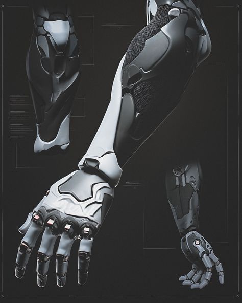 Transform, Adapt, Excel: Your Guide to Cybernetic Evolution Augmentation Digest EP-1 - - - #cybernetic #cybernetic #augmentation #cyborg #cyberpunk #cyberart #cybertribe Robot Arm Aesthetic, Cyberpunk Agent, Robot Design Technology, Cyberpunk Prosthetic, Cyberpunk Drone, Robot Arm Design, Cybernetic Augmentation, Robotic Prosthetics, Bionic Arm