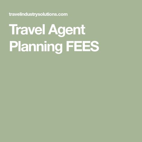 Travel Agent Planning FEES Travel Agent Forms, Become A Travel Agent, Travel Advisor, Service Trip, Planning Process, The More You Know, Travel Agent, Travel Agency, Female Travel