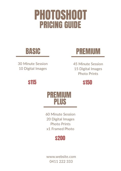 Starting Photography Business, Photography Business Pricing, Photographers Price List, Photography Price List Template, Photography Business Plan, Photography Price List, Photography Business Marketing, Pricing Guide Photography, Photography Names