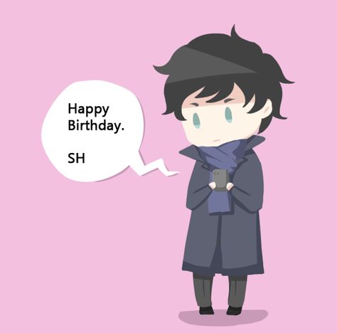 HAPPY BIRTHDAYYYY Sherlock Series, Mrs Hudson, Happy Birthday Text, Sherlock Fandom, Birthday Text, Bbc Sherlock, Sherlock John, Geek Girls, Birthday Gif