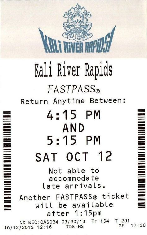 Walt Disney World - Animal Kingdom - Kali River Rapids - Fastpass Animal Kingdom Notes, Disney Fast Pass, River Rapids, Disney Animal Kingdom, Fast Pass, Disney Dreams, Disney Posters, Dreams Do Come True, Disney Aesthetic