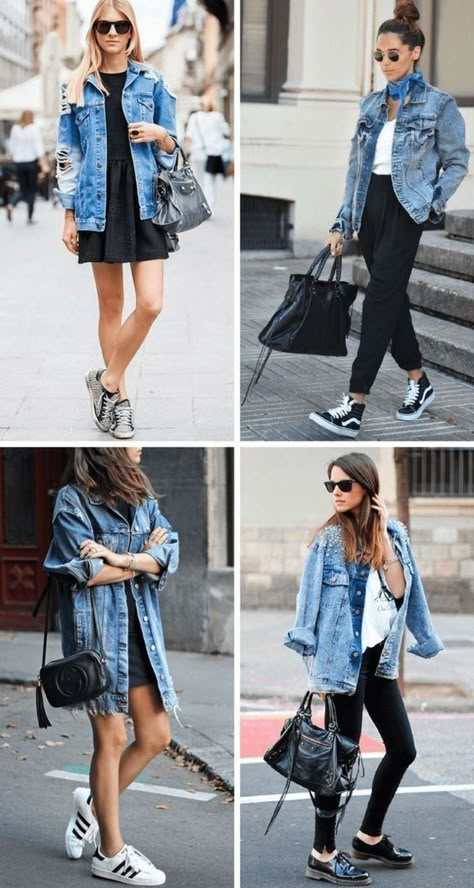 Long Denim Jacket Outfit, Denim Jacket Outfit Summer, Oversized Jean Jacket Outfit, Blue Denim Jacket Outfit, Oversized Jacket Outfit, Oversized Denim Jacket Outfit, Long Denim Jacket, Jacket Outfit Women, Looks Jeans