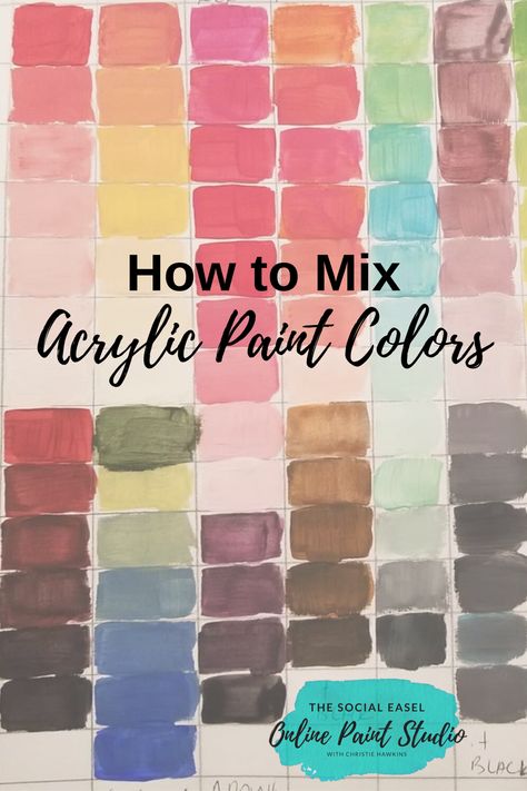 In this video I am going to show you how to mix several different variations of orange that you can use in your fall paintings! We all love pumpkins right? Well after I show you color mixing I’m going to show you how to do some simple rustic palette knife pumpkins! All kinds of goodness for you to practice at home!  #thesocialeaselonlinepaintstudio #learntopaint | Learn to Paint | Easy Video Tutorials | Step-by-Step Painting Instructions | Acrylic Paint Color Mixing | Mix Acrylic Paint Color | Mix Acrylic Paint Chart, Acrylic Mixing Chart, Color Mixing Acrylic Paint, How To Mix Acrylic Paint, Mixing Acrylic Paint Colors Chart, Acrylic Painting Color Mixing Chart, Acrylic Paint Color Palettes, Acrylic Paint Color Mixing Recipes, How To Mix Acrylic Paint Colors Chart