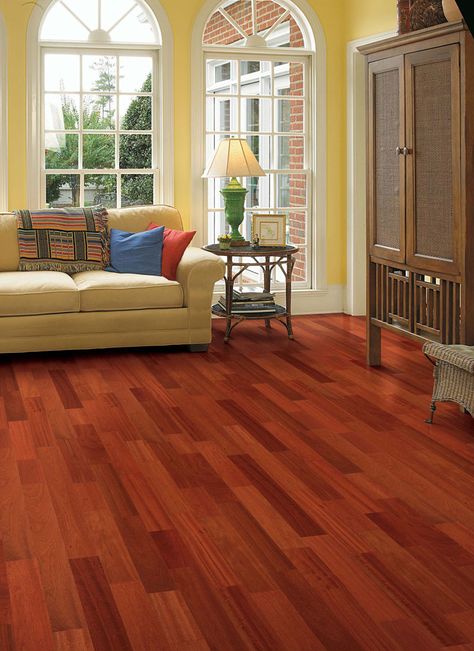 Hardwood Floor Profiles: Brazilian Cherry Wood Flooring Design, Brazilian Cherry Hardwood Flooring, Cherry Wood Stain, Brazilian Cherry Wood, Cherry Hardwood Flooring, Prefinished Hardwood Floors, Brazilian Cherry Floors, Cherry Wood Floors, Cherry Floors