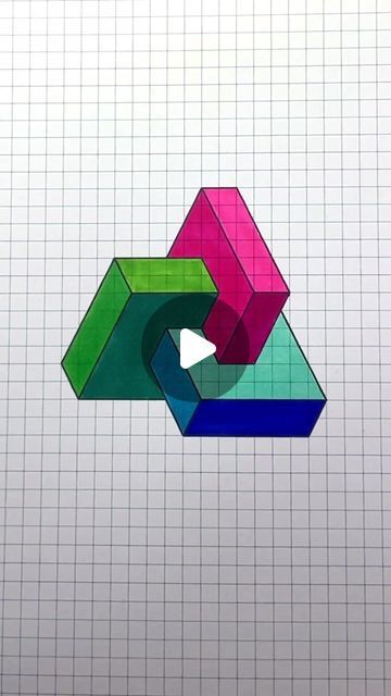 Pixel On Fire on Instagram: "Easy 3D Nested Blocks, Doodling on Graph Ruled Paper || #drawing #video #tutorial #shorts #artvideos #funart #funny #satisfying" Block Drawing, 3d Square Drawing, Graph Paper Drawings Easy, Graph Paper Art Easy 3d, Pixel Art In Graphing Paper, 3d Drawings On Graph Paper, Graph Paper Illusions, 3d Drawings Easy, Optical Illusion Drawings On Graph Paper