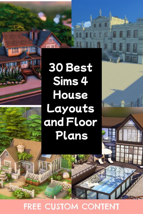 Create the perfect home for your Sims with stunning house layouts and floor plans designed to inspire your next build. Click for more inspiration! House And Floor Plan, Sims 4 Houses Layout, House Outline, Sims 4 House, Modern Family House, Sims 4 House Plans, Sims House Plans, Floor Plan Layout, One Story Homes