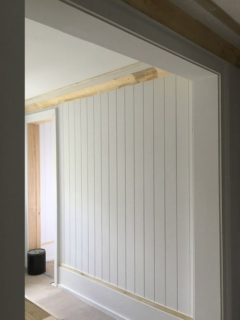 V-Groove Walls with S4S - WindsorONE Craftsman Trim Interior, Tounge And Groove, Colonial Living Room, Beadboard Bathroom, Tongue And Groove Walls, Beadboard Wainscoting, Tongue And Groove Panelling, Shiplap Accent Wall, Dining Room Cozy